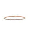Sabrina Designs 14k Rose Gold 1.51 Ct. Tw. Diamond Flexible Bangle Bracelet