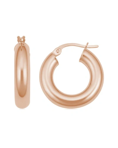 Sabrina Designs 14k Rose Gold Hoops In Metallic