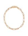 Sabrina Designs 14k Rose Gold Paperclip Link Bracelet In Gold