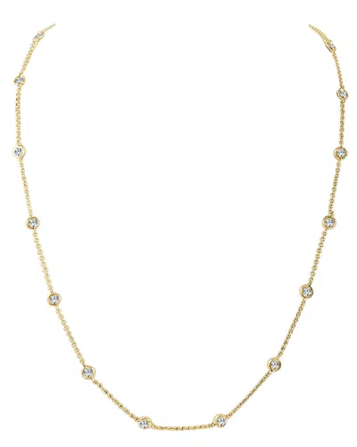Sabrina Designs 14k  Diamonds By The Yard 14k 1.20 Ct. Tw. Diamond Necklace In Gold