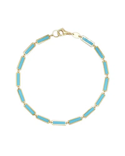 Sabrina Designs 14k Turquoise Bar Bracelet In Multi