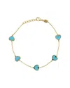Sabrina Designs 14k Turquoise Enamel Chain Bracelet