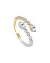 Sabrina Designs 14k Two-tone 1.00 Ct. Tw. Diamond Wrap Ring