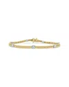 Sabrina Designs 14k Wg/yg Diamond Bracelet In White