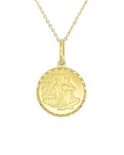 Sabrina Designs 14k Zodiac Gemini Necklace In Gold