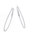 Sabrina Designs 18k 0.14 Ct. Tw. Diamond Inside Out Hoops