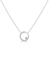 Sabrina Designs 18k 0.21 Ct. Tw. Diamond Circle Necklace