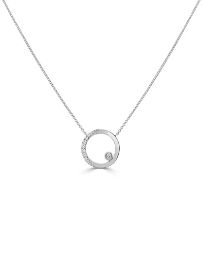 Sabrina Designs 18k 0.21 Ct. Tw. Diamond Circle Necklace