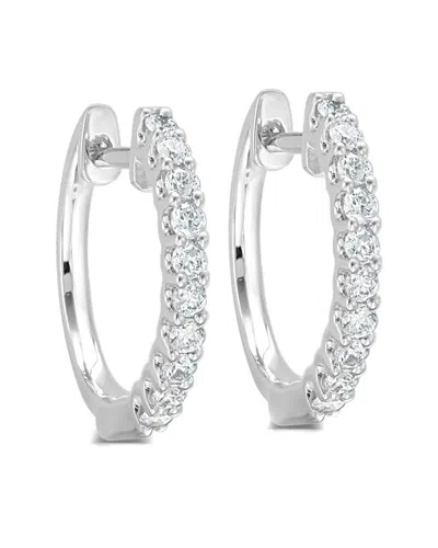 Sabrina Designs 18k 0.30 Ct. Tw. Diamond Hoops