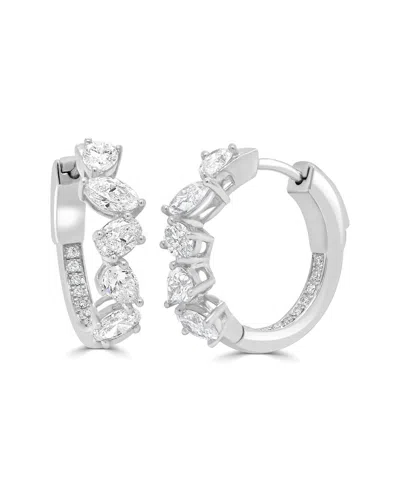 Sabrina Designs 18k 1.45 Ct. Tw. Hoops In Metallic