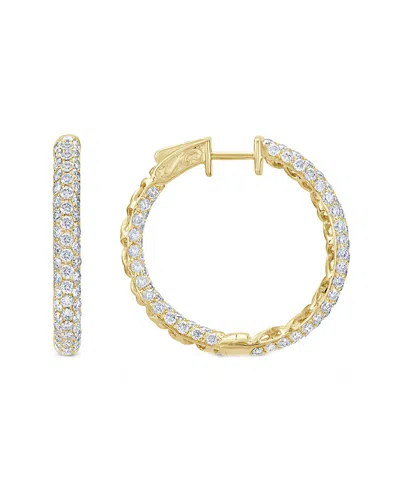 SABRINA DESIGNS SABRINA DESIGNS 18K 3.02 CT. TW. DIAMOND HOOPS