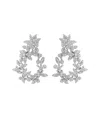 Sabrina Designs 18k 4.90 Ct. Tw. Diamond Flower Cluster Dangle Earrings