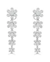 Sabrina Designs 18k 5.03 Ct. Tw. Diamond Flower Dangle Earrings