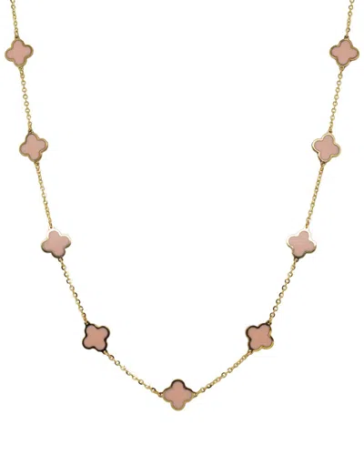 Sabrina Designs 14k Agate Clover Necklace