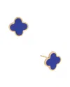 Sabrina Designs 14k Lapis Clover Studs