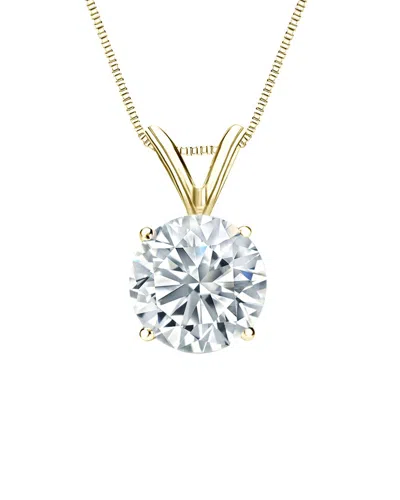 Sabrina Designs Lab Grown Diamonds 14k 2.00 Ct. Tw. Lab-grown Diamond Solitaire Necklace In Silver