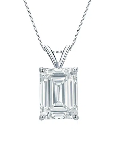 Sabrina Designs Lab Grown Diamonds 14k 2.00 Ct. Tw. Lab-grown Diamond Solitaire Pendant In Metallic