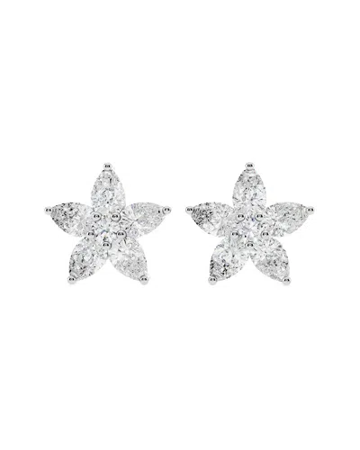 Sabrina Designs Lab Grown Diamonds 14k 2.05 Ct. Tw. Lab-grown Diamond Floral Earring