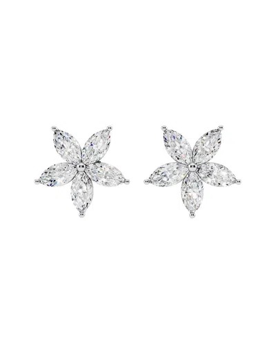 Sabrina Designs Lab Grown Diamonds 14k 2.10 Ct. Tw. Lab-grown Diamond Stud Earring In Silver
