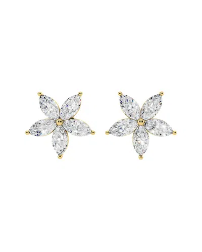 Sabrina Designs Lab Grown Diamonds 14k 2.10 Ct. Tw. Lab-grown Diamond Stud Earring In Silver
