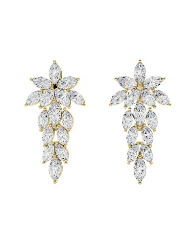 Sabrina Designs Lab Grown Diamonds 14k 2.22 Ct. Tw. Lab-grown Diamond Chandelier Earring In Silver