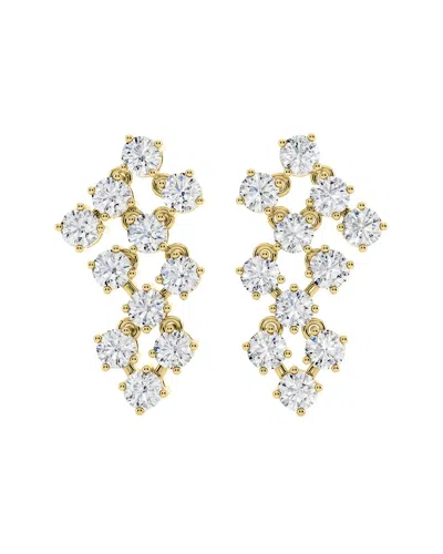 Sabrina Designs Lab Grown Diamonds 14k 2.24 Ct. Tw. Lab-grown Diamond Chandelier Earring In Gold