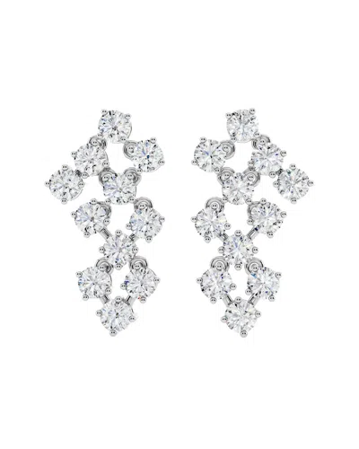 Sabrina Designs Lab Grown Diamonds 14k 2.24 Ct. Tw. Lab-grown Diamond Chandelier Earring In Silver