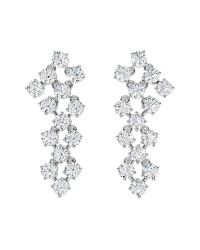 Sabrina Designs Lab Grown Diamonds 14k 2.86 Ct. Tw. Lab-grown Diamond Chandelier Earring In Silver