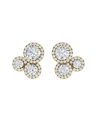 Sabrina Designs Lab Grown Diamonds 14k 2.98 Ct. Tw. Lab-grown Diamond Fashion Earring In Gold
