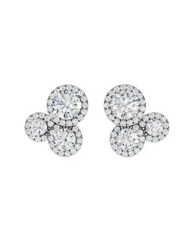 Sabrina Designs Lab Grown Diamonds 14k 2.98 Ct. Tw. Lab-grown Diamond Fashion Earring In Metallic