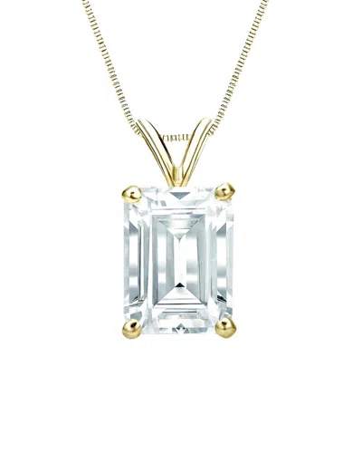 Sabrina Designs Lab Grown Diamonds 14k 4.00 Ct. Tw. Lab-grown Diamond Solitaire Pendant In Multi