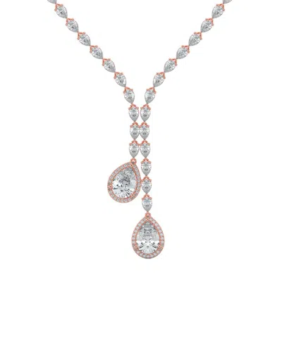 Sabrina Designs Lab Grown Diamonds 14k Rose Gold 16.39 Ct. Tw. Lab-grown Diamond Lariat Necklace