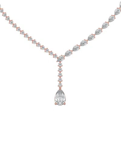 Sabrina Designs Lab Grown Diamonds 14k Rose Gold 9.72 Ct. Tw. Lab-grown Diamond Lariat Necklace