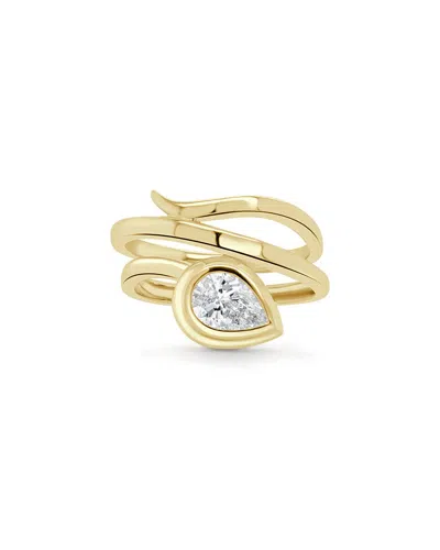 Sabrina Designs Lab Grown Diamonds Sabrina Designs 14k 0.80 Ct. Tw. Lab-grown Diamond Wrap Ring In Gold
