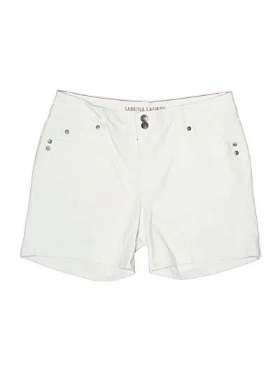 Pre-owned Sabrina Lauren Shorts In White