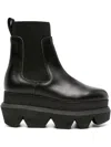 Sacai Chelsea-boots Mit Plateau In Black  