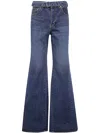 SACAI DENIM PANTS,24.07290 401 BLUE