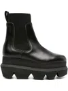 Sacai Chelsea-boots Mit Plateau In Black
