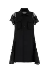 Sacai X Women's Suiting X Satin Dress