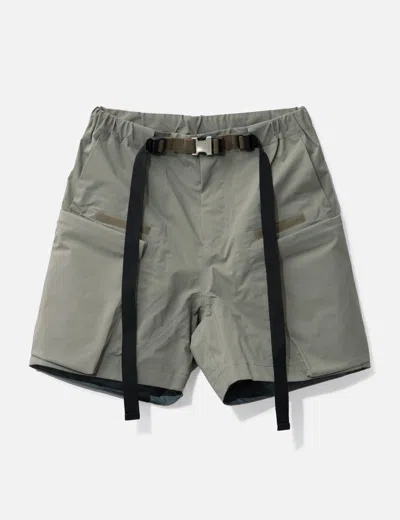 Sacai Acronym Tech Shorts In Gray