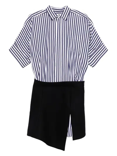 SACAI ASYMMETRIC-HEM DRESS