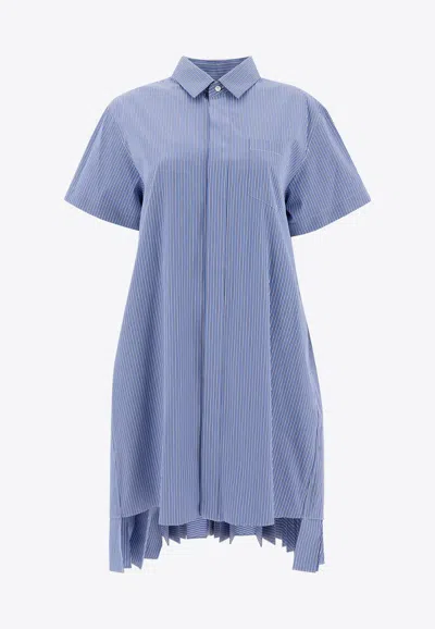 SACAI ASYMMETRIC SHIRT DRESS
