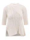 Sacai Asymmetrical Jersey In Cotton Mixed In Multi