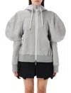 Sacai Balloon Sleeves Hoodie