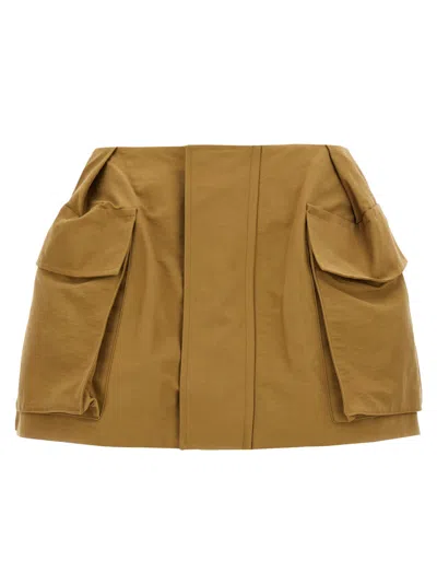 SACAI BEIGE CARGO SKORT