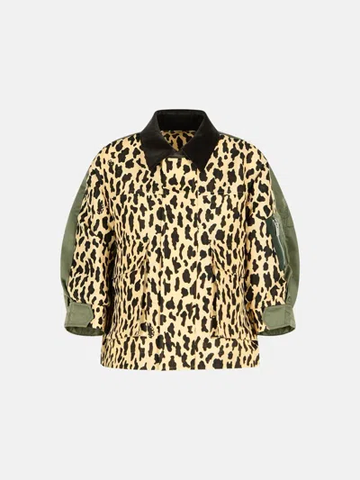 Sacai Beige Polyester Jacket