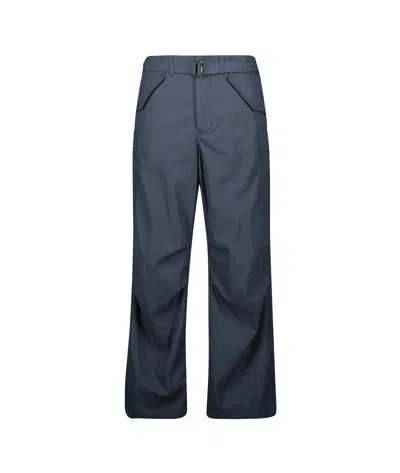 Sacai Belt-loop Casual Pants In Black