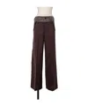 Sacai Belt Loop Casual Pants In Black