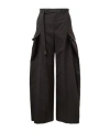 Sacai Belt Loop Casual Pants In Black