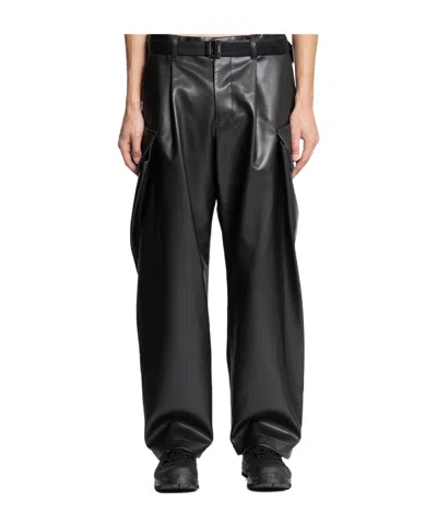 SACAI BELT LOOP CASUAL PANTS